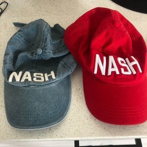 Two NASH hats
